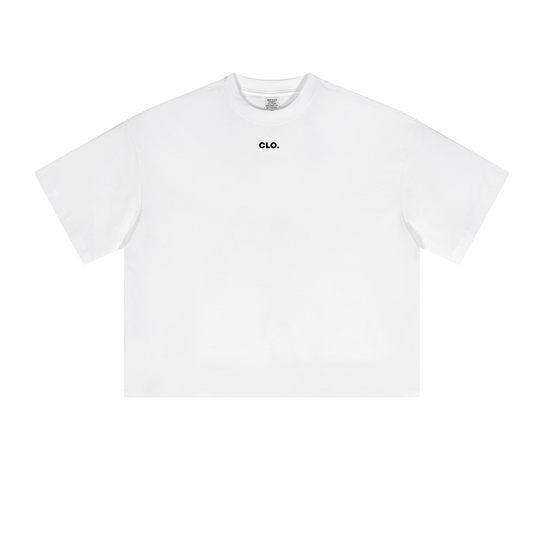 Oversized Cropped T-Shirt(SUMMER "WHITE")